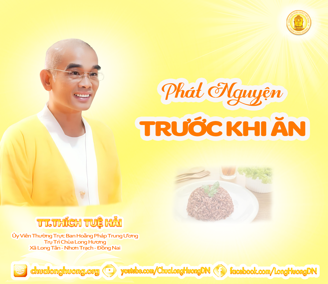BÀI PHÁT NGUYỆN TRƯỚC KHI ĂN