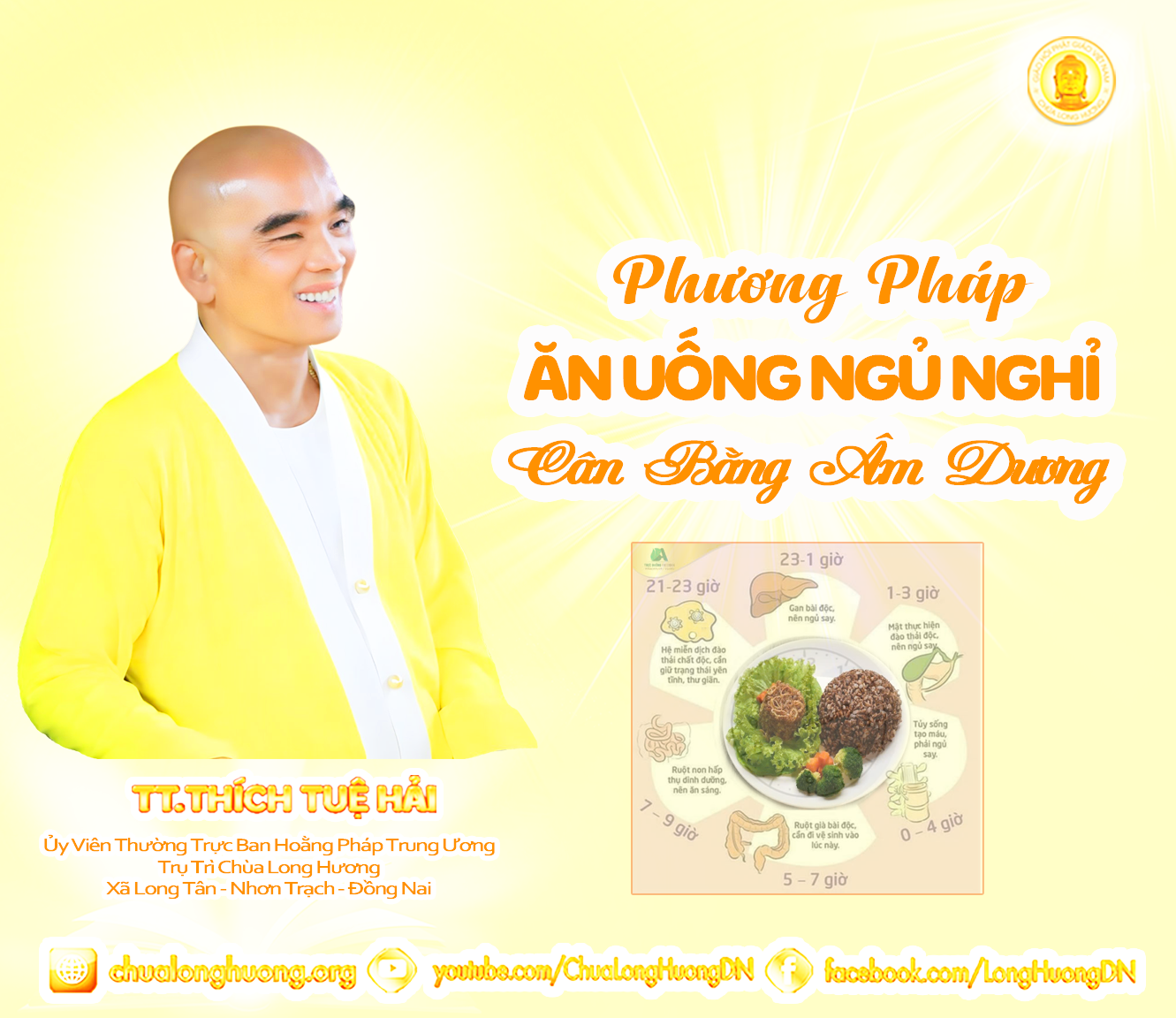 PHƯƠNG PHÁP ĂN UỐNG NGỦ NGHỈ CÂN BẰNG ÂM DƯƠNG